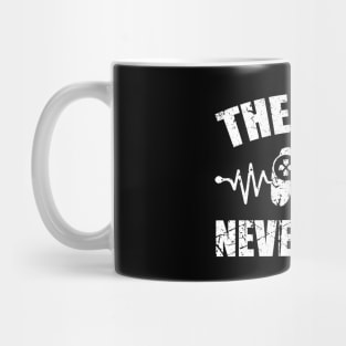 game never ends heartbeat controller gamer quote gaming Mug